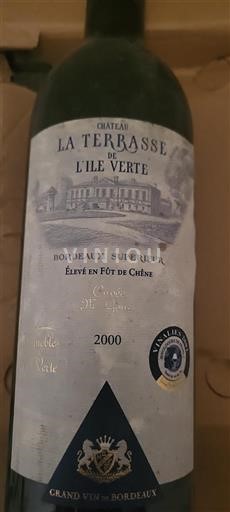 Bordeaux Bordeaux Supérieur Château La Terrasse de L'Ile Verte M. Gone 2000