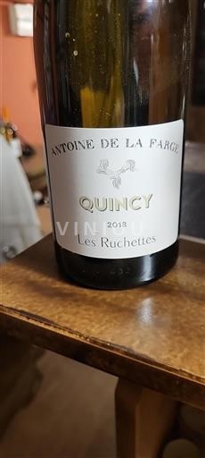 Valle del Loira Quincy Antoine de la Farge Les Ruchettes 2018