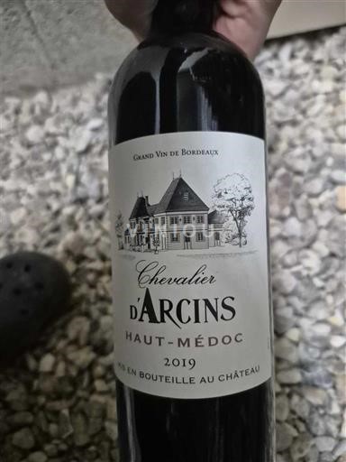 Bordeaux Haut-Médoc Chevalier Arcins 2019
