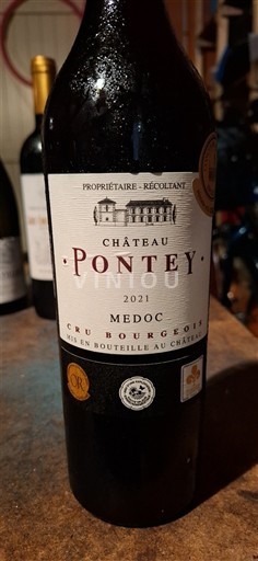Bordeaux Médoc Cru Bourgeois Château Pontey 2021