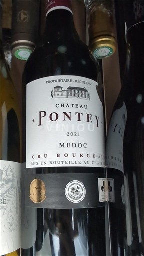 Bordeaux Médoc Cru Bourgeois Château Pontey 2021