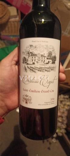 Bordeaux Saint-Émilion Grand Cru Grand Cru Château Capet 2016