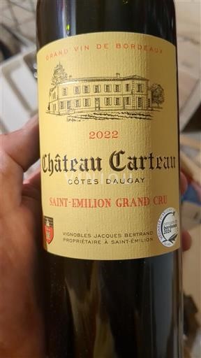 Bordeaux Saint-Émilion Grand Cru Grand Cru Château Carteau Côtes Daugay 2022