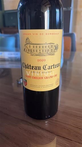 Burdeos Saint-Émilion Grand Cru Château Carteau 2020