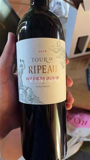 Burdeos Saint-Émilion Grand Cru Tour de Ripeau 2016