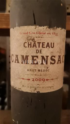 Vin Rouge sec Château Camensac 2009 France Bordeaux Haut-Médoc AOC Grand Cru