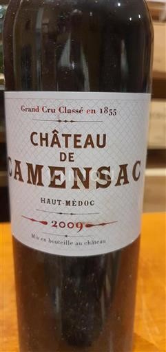 Burdeos Haut-Médoc Grand Cru Château Camensac 2009