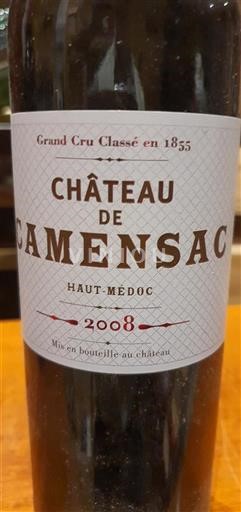 Burdeos Haut-Médoc Grand Cru Château Camensac 2008
