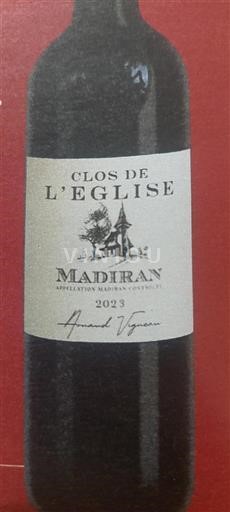 Lounais-Ranska Madiran Clos de l'Église 2023