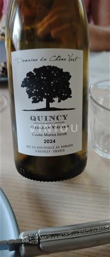 Vallée de la Loire Quincy Domaine Chêne Vert Marius jacob 2024