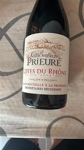 Valle del Ródano Côtes del Ródano Chevalier du Prieuré Sin añada