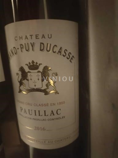 Burdeos Pauillac Grand Cru Grand-Puy Ducasse 2016