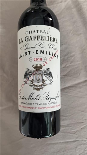 Bordeaux Saint-Émilion Grand Cru Château La Gaffelière 2018