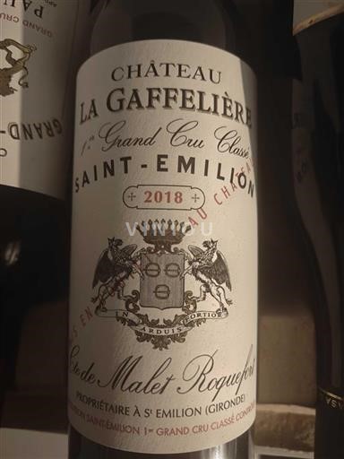 Bordeaux Saint-Émilion Grand Cru Château La Gaffelière 2018
