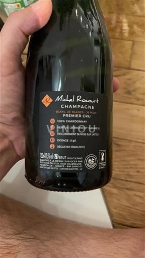 Champaña Champán Premier Cru Michel Rocourt Blanc de Blancs 36 mois Sin añada