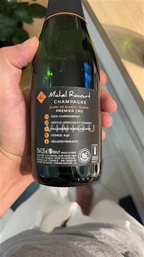 Champaña Champán Premier Cru Michel Rocourt Blanc de Blancs 18 mois Sin añada