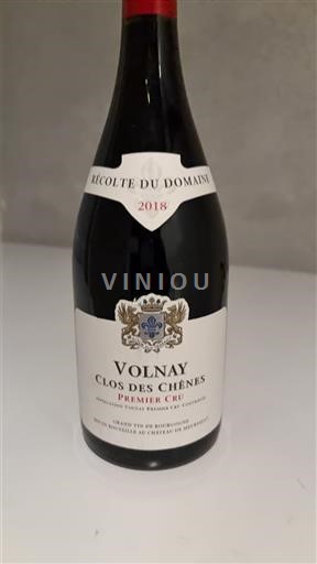 Bourgogne Volnay Premier Cru Château Meursault Clos des Chênes 2018
