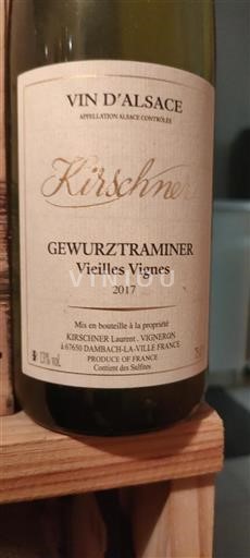Alsace Grand Cru Kirschner Vieilles Vignes 2017