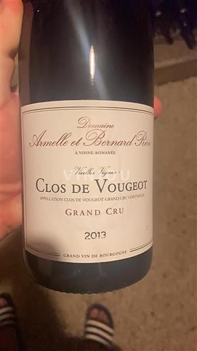 Burgund Clos-de-Vougeot Grand Cru Domaine Armelle et Bernard Rion Vieilles Vignes 2013