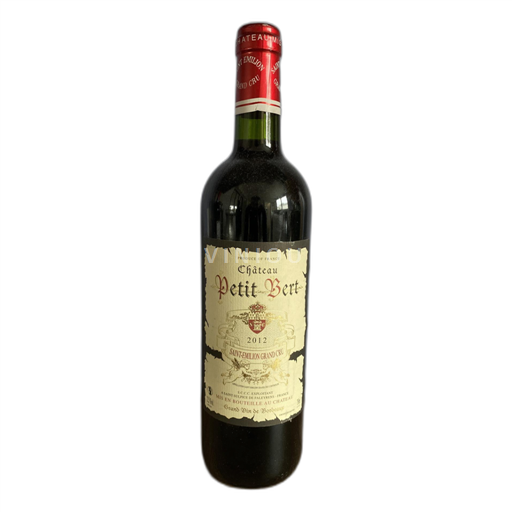 Burdeos Saint-Émilion Gran Cru Château Petit Bert 2012
