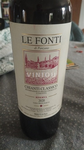 Toscana Chianti Classico Le Fonti di Panzano Riserva 2020