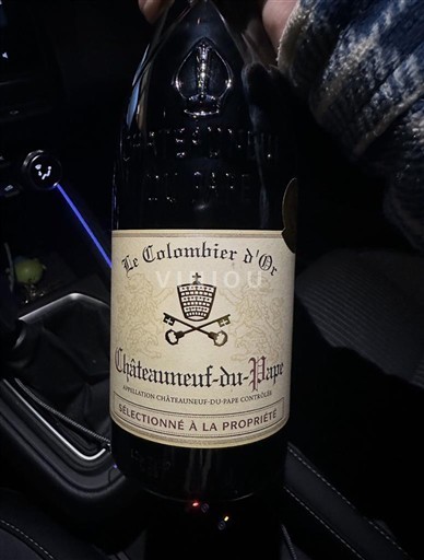 Rhônen laakso Châteauneuf-du-Pape Le Colombier Or Ei vuosikertaa