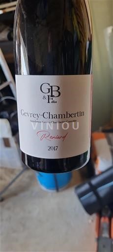 Burgundi Gevrey-Chambertin Grand Cru GB & Filles Reniard 2017