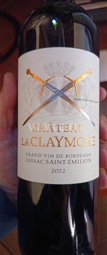 Bordéus Lussac-Saint-Émilion Château La Claymore 2022
