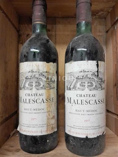 Bordeaux Haut-Médoc Cru Bourgeois Château Malescasse 1977