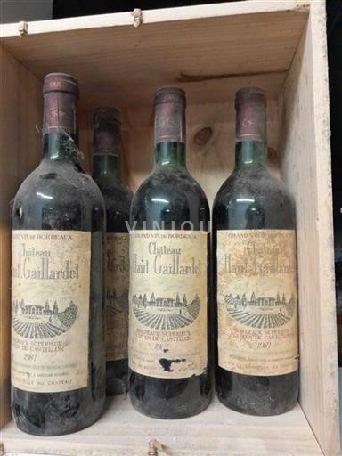 Bordéus Não especificado Château Haut Gaillardet 1981
