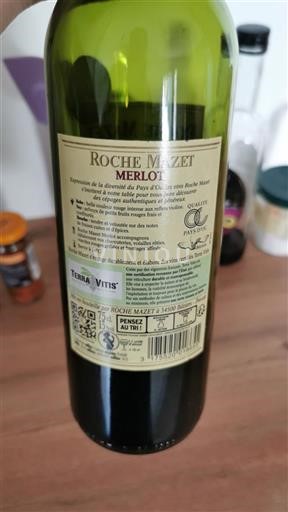 Languedoc und Roussillon Pays d'Oc Roche Mazet Merlot Ohne Jahrgang