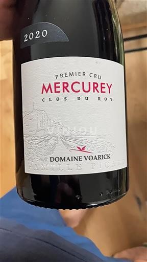 Bourgondië Mercurey Premier Cru Domaine Voarick Clos du Roy 2020