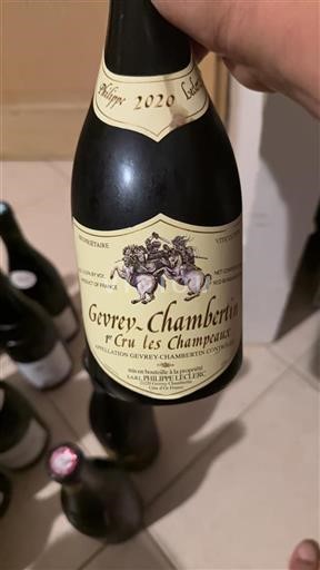 Burgundsko Gevrey-Chambertin Premier Cru Philippe Leclerc 1er Cru Les Champeaux 2020