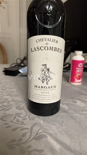 Bordéus Margaux Château Lascombes Chevalier de Lascombes 2016
