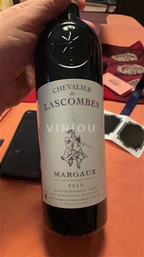Bordeaux Margaux Château Lascombes Chevalier de Lascombes 2016