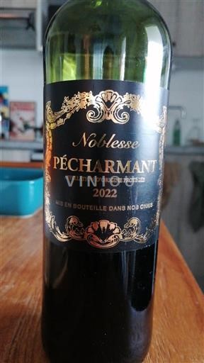Sydvestfrankrig Pécharmant Noblesse 2022