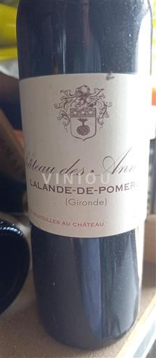 Bordeaux Lalande-de-Pomerol Château Des Annereaux 2012