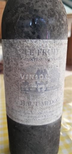 Bordeaux Haut-Médoc Château Saint Ahon Le Fruit 2005