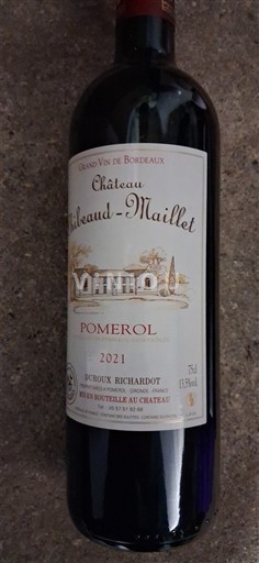 Bordoja Pomerol Château Vieux Maillet 2021