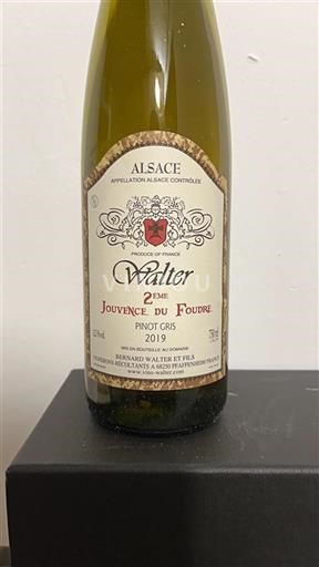 Alsace Grand Cru Bernard Walter et Fils Jouvence du Foudre 2019