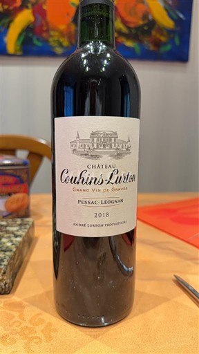 Burdeos Pessac-Léognan Château Couhins-Lurton 2018