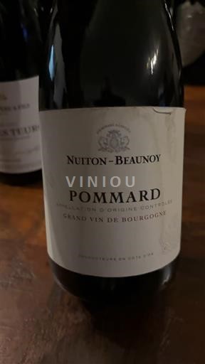 Bourgogne Pommard Nuiton Beaunoy Không niên vụ
