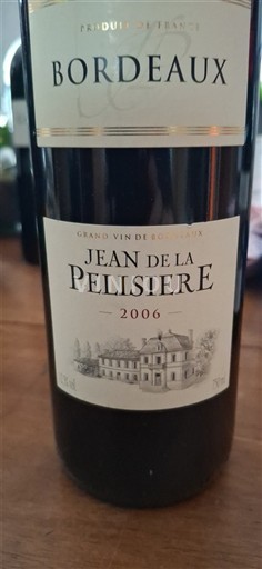 Бордо Jean de la Pelissiere 2006
