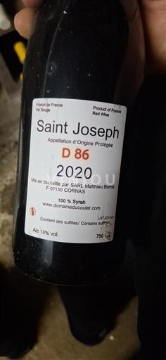 Rona dolina Saint-Joseph Domaine Coulet D86 2020