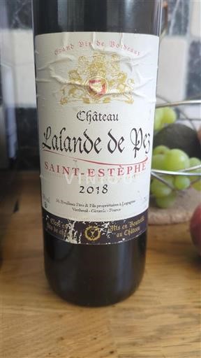 Bordeaux Saint-Estèphe Château Lalande de Pez 2018