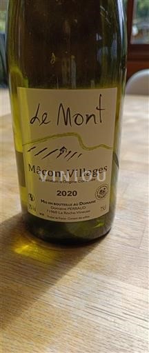 Borgoña Mâcon y Mâcon-villages Domaine PERRAUD Le Mont 2020