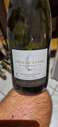 Jura Crémant du Jura Domaine Frédéric Lambert Icke årgångsbetecknad
