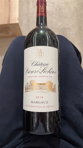 Bordeaux Margaux Château Prieuré Lichine 2018