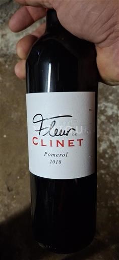 Bordeaux Pomerol Clinet Fleur 2018
