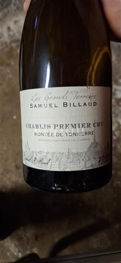 Bourgogne Chablis Premier Cru Samuel Billaud Montée de Tonnerre 2019
